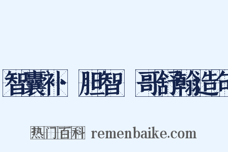 智囊补·胆智·哥舒翰造句是什么意思的图片